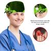 Nursing Hats,Working Cap with Buttons and Cotton Sweatband,Animalgreen Leaf Frog view 3
