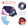 2-Pc,Bouffant Nurse Hats,Scrub Cap Adjustable Scrub Hats with Sweatband,Cute Cartoon Penguin Pattern view 2