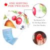2-Pc,Bouffant Nurse Hats,Scrub Cap Adjustable Scrub Hats with Sweatband,Colorful Fruit Seamless Pattern view 2