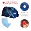 2-Pc,Bouffant Nurse Hats,Scrub Cap Adjustable Scrub Hats with Sweatband,Abstract Stars World Map Sky view 2