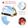 2-Pc,Bouffant Nurse Hats,Scrub Cap Adjustable Scrub Hats with Sweatband,Cow Green Glass Sky view 2