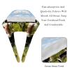 2-Pc,Bouffant Nurse Hats,Scrub Cap Adjustable Scrub Hats with Sweatband,Cow Green Glass Sky view 4