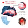 2-Pc,Bouffant Nurse Hats,Scrub Cap Adjustable Scrub Hats with Sweatband,Flower Flamingo Tropical Leaves view 2