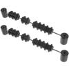 SUPVOX 2Packs Foosball Score Keepers: Abacus Style Table Soccer Scoring Beads - Black Wooden Scoreboard with Metal Rods - Universal Fit for Most Football Tables view 1