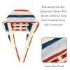 2-Pc,Bouffant Nurse Hats,Scrub Cap Adjustable Scrub Hats with Sweatband,American Stars Red Blue Stripes view 4