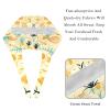2-Pc,Bouffant Nurse Hats,Scrub Cap Adjustable Scrub Hats with Sweatband,Fruit Pattern Pineapple Leaves view 4