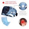 2-Pc,Bouffant Nurse Hats,Scrub Cap Adjustable Scrub Hats with Sweatband,Foxes Trees and Leaves view 2