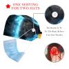 2-Pc,Bouffant Nurse Hats,Scrub Cap Adjustable Scrub Hats with Sweatband,Art Water Fire Yin Yang view 2