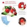 2-Pc,Bouffant Nurse Hats,Scrub Cap Adjustable Scrub Hats with Sweatband,Fruitwatercolor Cherry view 2