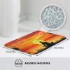ZLKYYZDP Yoga Meditation Print Flannel Anti-Slip Mat 20x31.5in - Full-Frame Single-Sided Printed view 3