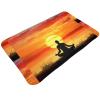 ZLKYYZDP Yoga Meditation Print Flannel Anti-Slip Mat 20x31.5in - Full-Frame Single-Sided Printed view 4