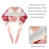 2-Pc,Bouffant Nurse Hats,Scrub Cap Adjustable Scrub Hats with Sweatband,Feather Pink Flower view 4