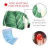 2-Pc,Bouffant Nurse Hats,Scrub Cap Adjustable Scrub Hats with Sweatband,Banana Leaf Flowers Tropical view 2