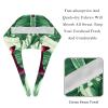 2-Pc,Bouffant Nurse Hats,Scrub Cap Adjustable Scrub Hats with Sweatband,Banana Leaf Flowers Tropical view 4