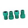 Balacoo Bicycle Tire Valve Adapter Kit 4 Pcs to Adapters Aluminum Alloy Easy Installation for Pump Air Compressor Green view 1