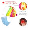 2-Pc,Bouffant Nurse Hats,Scrub Cap Adjustable Scrub Hats with Sweatband,Drop and Rainbow view 2