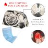 2-Pc,Bouffant Nurse Hats,Scrub Cap Adjustable Scrub Hats with Sweatband,Vintage Print Flowers view 2