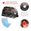 2-Pc,Bouffant Nurse Hats,Scrub Cap Adjustable Scrub Hats with Sweatband,Cloudy Sea House Lighthouse view 2