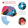 2-Pc,Bouffant Nurse Hats,Scrub Cap Adjustable Scrub Hats with Sweatband,Abstract Modern Art Style view 2