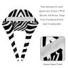 2-Pc,Bouffant Nurse Hats,Scrub Cap Adjustable Scrub Hats with Sweatband,Abstract Zebra Stripes view 4