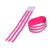 balacoo Reflective Elastic Band with High Visibility Safety Strap Comfortable Armband for Jogging Walking and Cycling and Washable for Outdoor Activities Rosy view 4