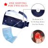 2-Pc,Bouffant Nurse Hats,Scrub Cap Adjustable Scrub Hats with Sweatband,Christmas Design view 2