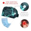 2-Pc,Bouffant Nurse Hats,Scrub Cap Adjustable Scrub Hats with Sweatband,Anchors and Gray Background view 2
