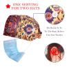 2-Pc,Bouffant Nurse Hats,Scrub Cap Adjustable Scrub Hats with Sweatband,Ethnic Retro Mandala Carpet view 2