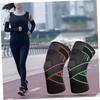 balacoo Sports Brace Silicone Strip Pads Leg Brace for Protection Comfortable Elastic Green Size s for Activities view 4