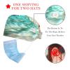 2-Pc,Bouffant Nurse Hats,Scrub Cap Adjustable Scrub Hats with Sweatband,Beach Starfish Sand Sea view 2