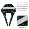2-Pc,Bouffant Nurse Hats,Scrub Cap Adjustable Scrub Hats with Sweatband,Forest Tree Green Lines view 4