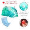 2-Pc,Bouffant Nurse Hats,Scrub Cap Adjustable Scrub Hats with Sweatband,Texture Gradient Green view 2