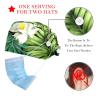 2-Pc,Bouffant Nurse Hats,Scrub Cap Adjustable Scrub Hats with Sweatband,Bird Stripe Tropical Parrot view 2