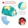2-Pc,Bouffant Nurse Hats,Scrub Cap Adjustable Scrub Hats with Sweatband,Elephant Green Background view 2