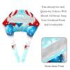 2-Pc,Bouffant Nurse Hats,Scrub Cap Adjustable Scrub Hats with Sweatband,4th July Colorful Art Pattern view 4
