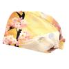 2-Pc,Bouffant Nurse Hats,Scrub Cap Adjustable Scrub Hats with Sweatband,Flower Crane Fuji Japanese Style view 1