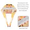 2-Pc,Bouffant Nurse Hats,Scrub Cap Adjustable Scrub Hats with Sweatband,Flower Crane Fuji Japanese Style view 4