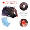 2-Pc,Bouffant Nurse Hats,Scrub Cap Adjustable Scrub Hats with Sweatband,American Flag and Eagle view 2