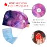 2-Pc,Bouffant Nurse Hats,Scrub Cap Adjustable Scrub Hats with Sweatband,Watercolor in Water view 2