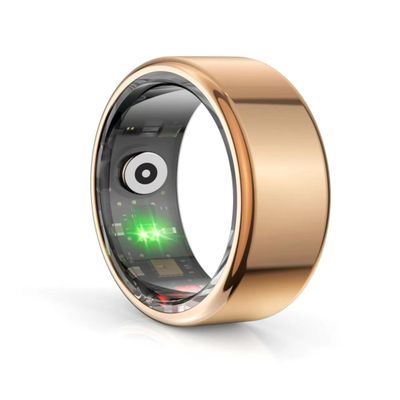 Diyeeni Smart Ring, Universal Wearable Health with App, Sports Ring with Heart Rate Monitor, Sleep Monitor, Temperature, Pedometer, IP68 Life (19.9mm/0.78in)