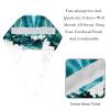 2-Pc,Bouffant Nurse Hats,Scrub Cap Adjustable Scrub Hats with Sweatband,Turquoise Sea Surf view 4