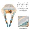 2-Pc,Bouffant Nurse Hats,Scrub Cap Adjustable Scrub Hats with Sweatband,Beach Landscape Art Pattern view 4