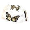 2-Pc,Bouffant Nurse Hats,Scrub Cap Adjustable Scrub Hats with Sweatband,Butterflies Hand Drawn view 1