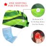 2-Pc,Bouffant Nurse Hats,Scrub Cap Adjustable Scrub Hats with Sweatband,Banana Leaf Frog view 2