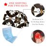 2-Pc,Bouffant Nurse Hats,Scrub Cap Adjustable Scrub Hats with Sweatband,Vintage Gothic Texture Flower view 2