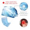 2-Pc,Bouffant Nurse Hats,Scrub Cap Adjustable Scrub Hats with Sweatband,Blue Water Sea Ocea view 2