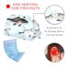 2-Pc,Bouffant Nurse Hats,Scrub Cap Adjustable Scrub Hats with Sweatband,Vintage Ocean Fishes view 2
