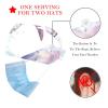 2-Pc,Bouffant Nurse Hats,Scrub Cap Adjustable Scrub Hats with Sweatband,Watercolor Sea Turtle Ocean view 2