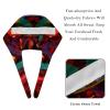 2-Pc,Bouffant Nurse Hats,Scrub Cap Adjustable Scrub Hats with Sweatband,Colorful Letter Abstract Art Pattern view 4