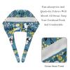 2-Pc,Bouffant Nurse Hats,Scrub Cap Adjustable Scrub Hats with Sweatband,Animal Bunny Chicken Pattern view 4